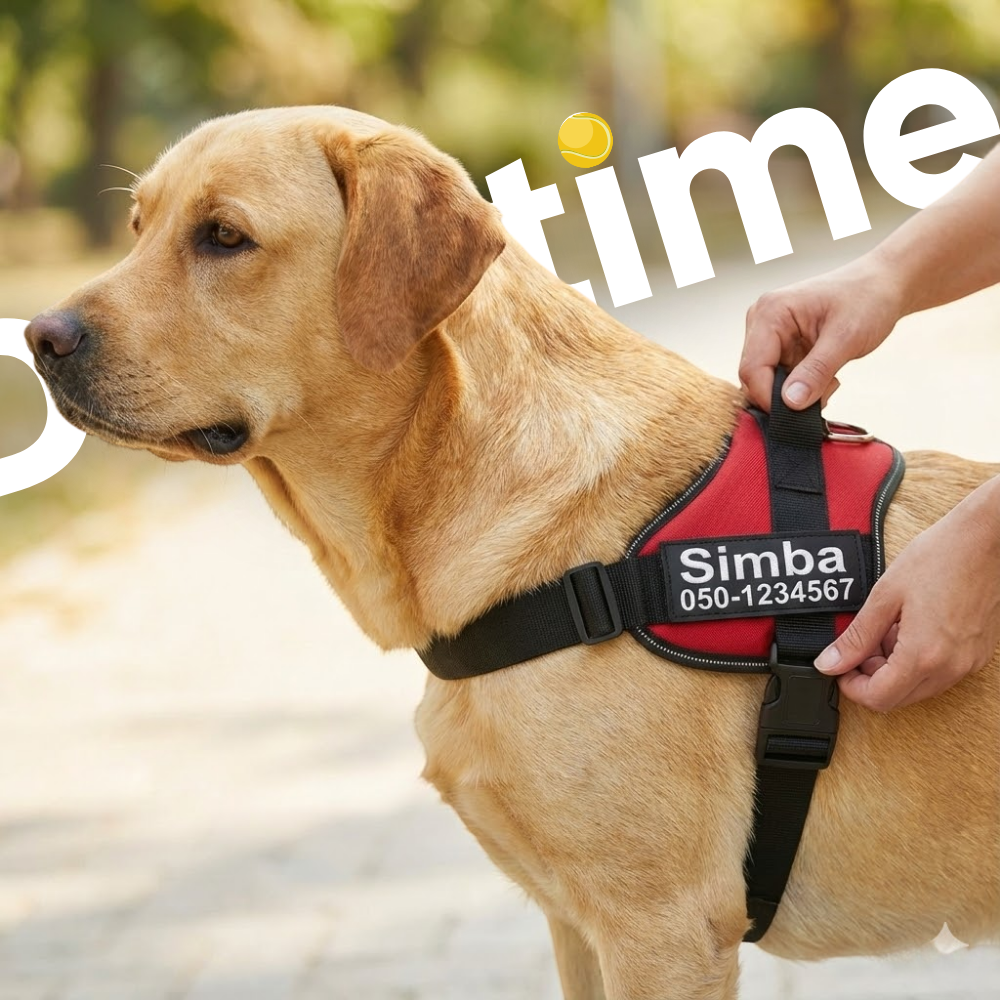 ©SafeDog | רתמה מונעת משיכות מותאמת אישית